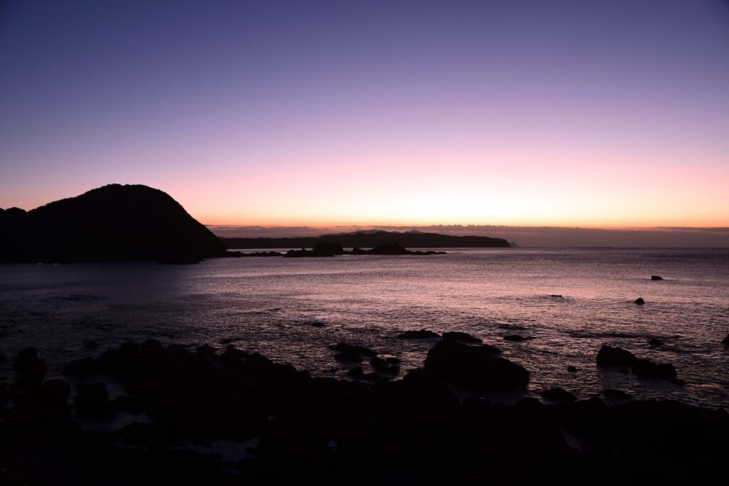 11月15日夜明け前-竜串グラスボート